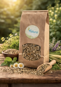 organic herbal immune tea with echinacea and peppermint 